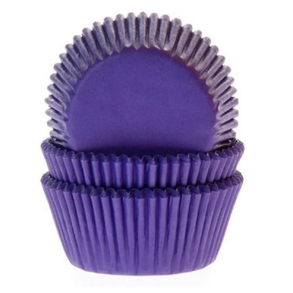 Cupcakes Backförmchen 50 Stück - Violett - House of Marie